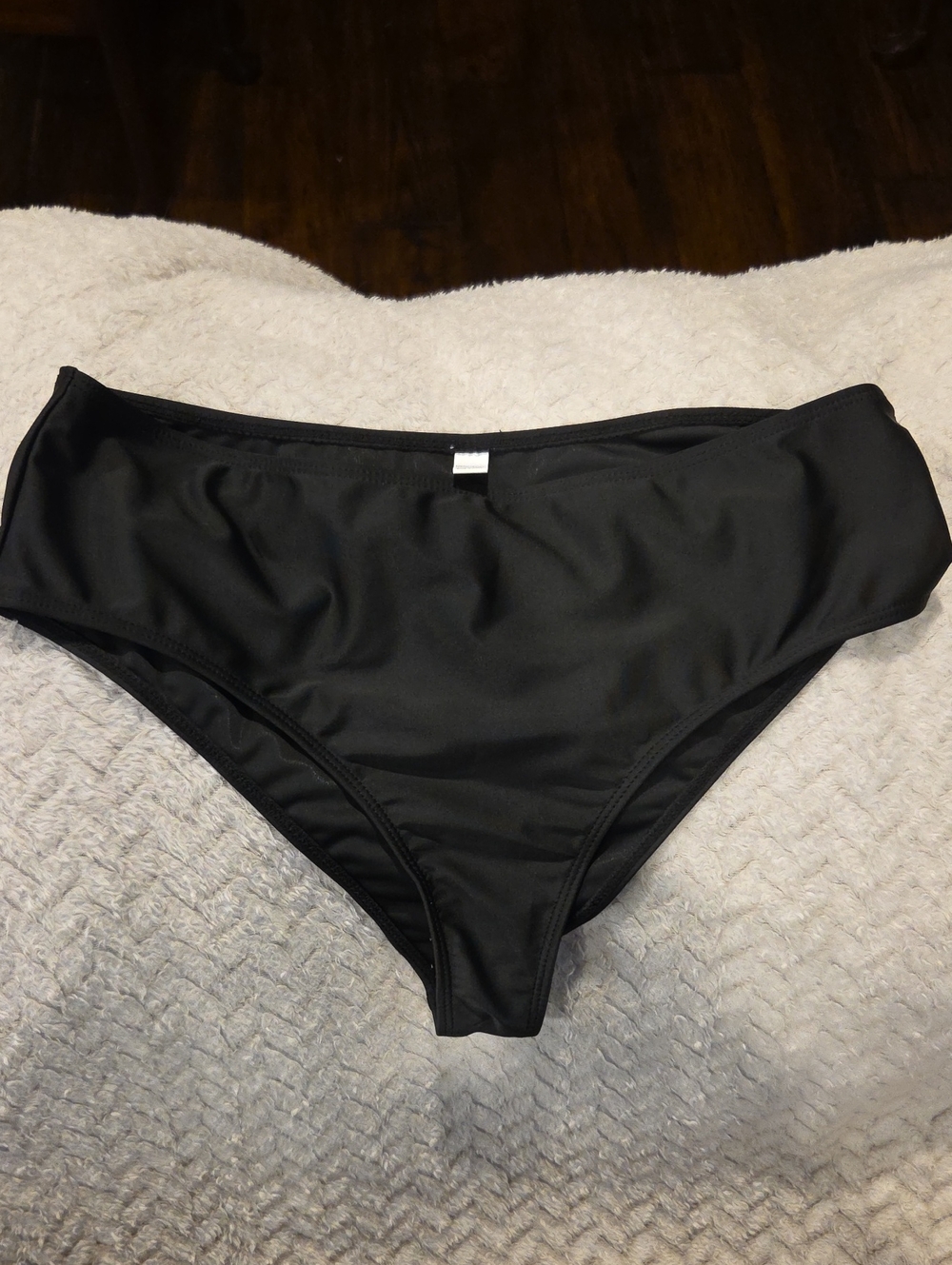 Black Women's Bikini Swim Bottom Mid Waist Sz XL ✨️5/$30